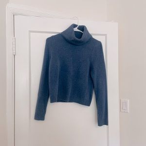 Madewell (Re)sourced Cashmere Crop Turtleneck Sweater